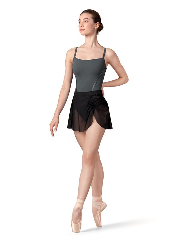 Gather Detail Mesh Skirt