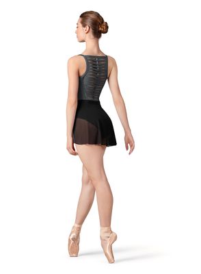 Gather Detail Mesh Skirt
