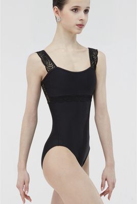 Erine Leotard with lace straps