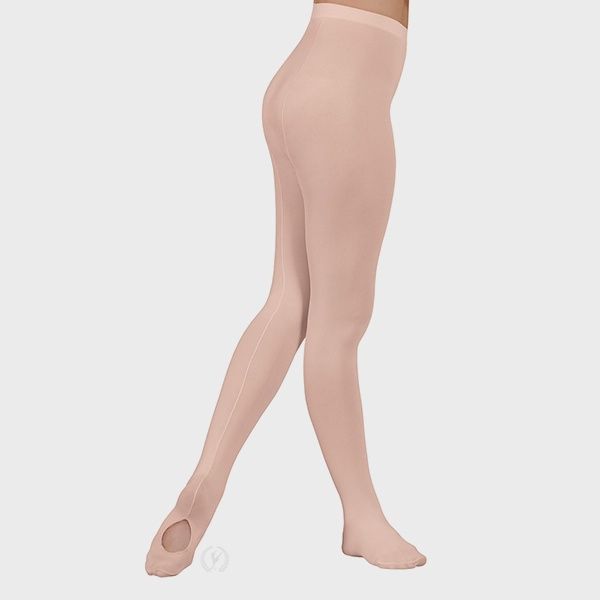 Euroskins Convertible Mesh Back Seam Tights - Adult, Color: Theatrical Pink, Size: S/M