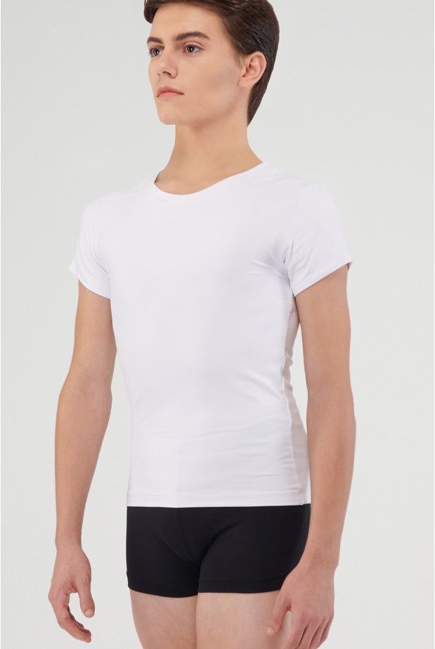 Conrad Men&#39;s Microfiber Dance T-shirt, Color: White, Size: XS