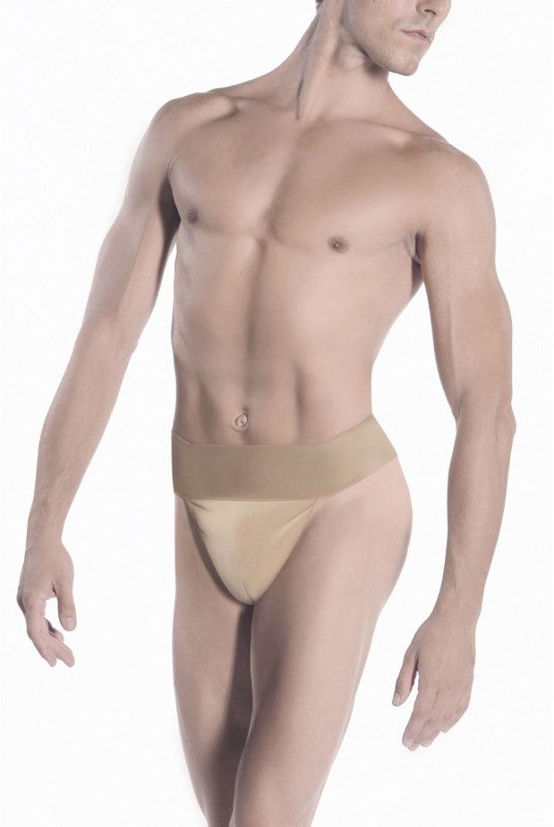 DANCE BELT WIDE, Color: Nude, Size: SM