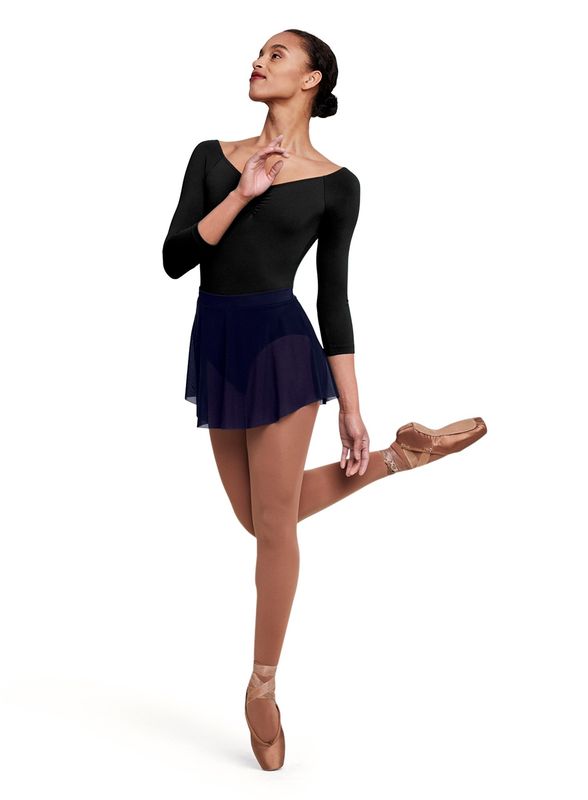 Jaye Mesh Skirt -NAVY /Adult-Teen
