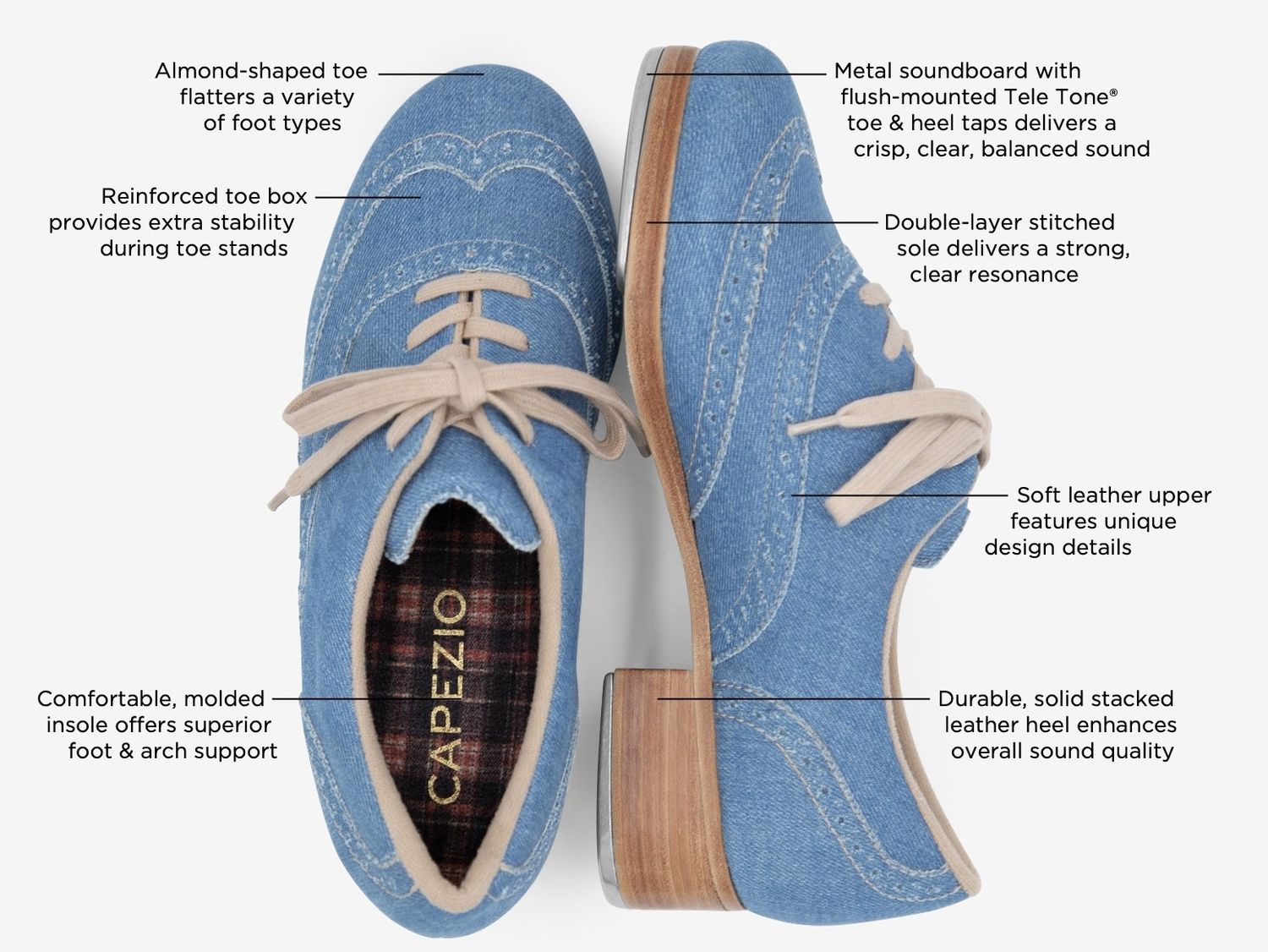 Denim Roxy Tap Shoe -Limited Edition