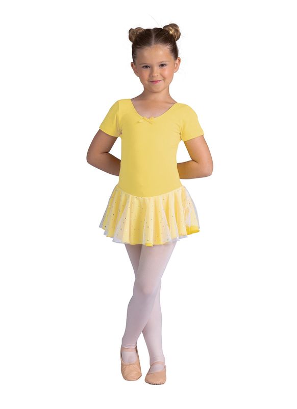 Child Madeline Short Sleeve Dress Leotard