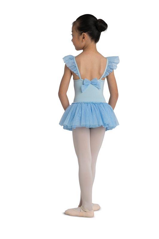 Child Penelope Flutter Sleeve Dress Leotard