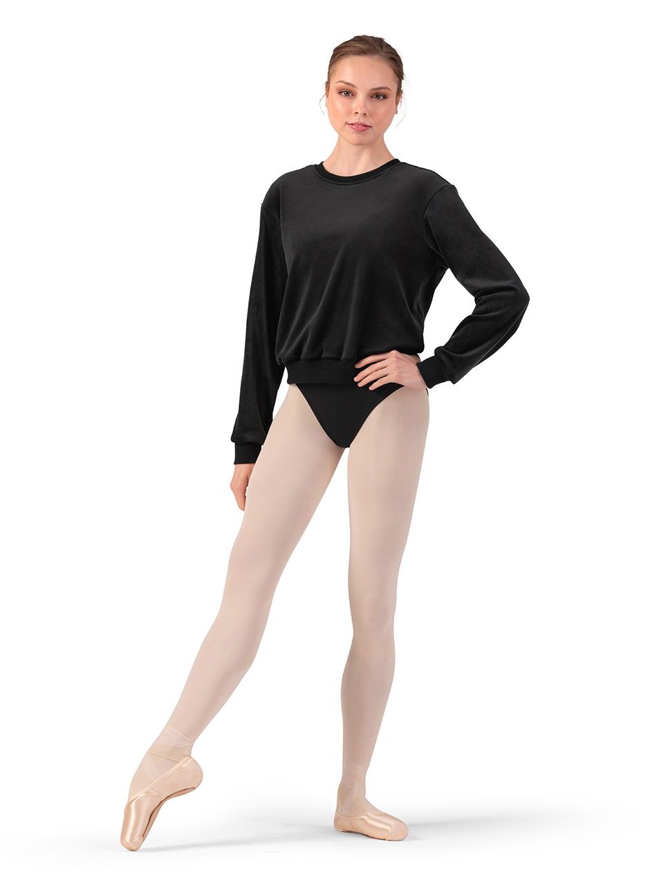 Crew Neck Jumper - Adult, Color: Black, Size: P