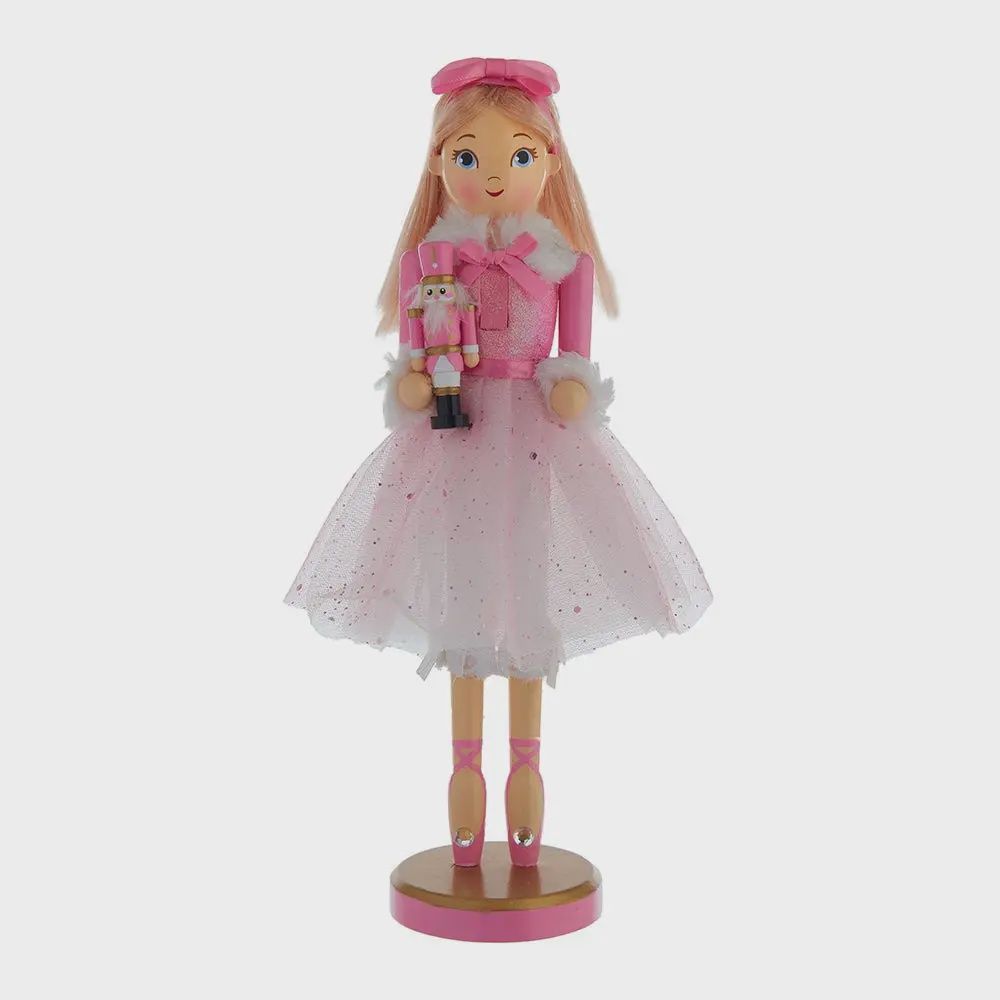 12“ Clara Ballerina Wood Nutcracker