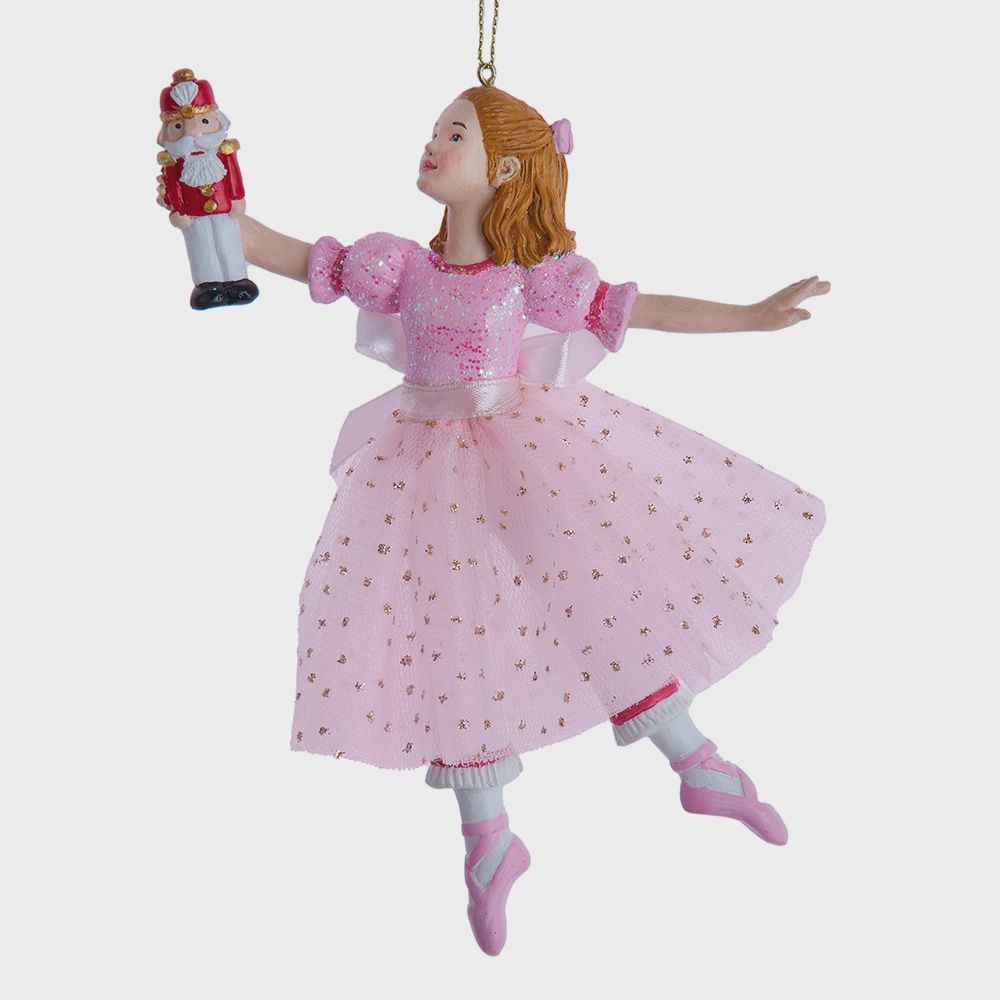 Pink Clara Ballerina en pointe Ornament