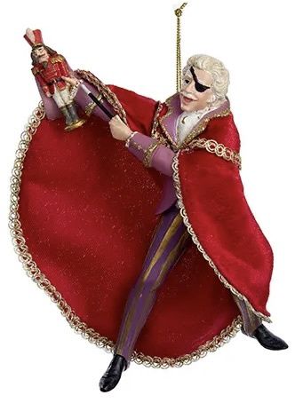 Drosselmeyer in Red Cape Ornament