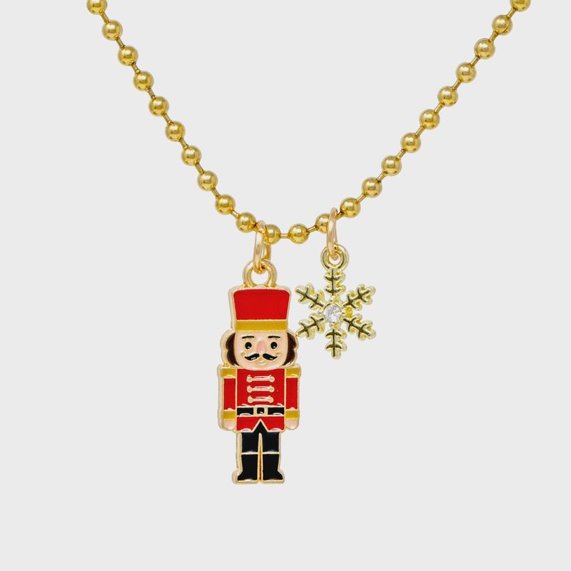 Nutcracker &amp; Snowflake Necklace