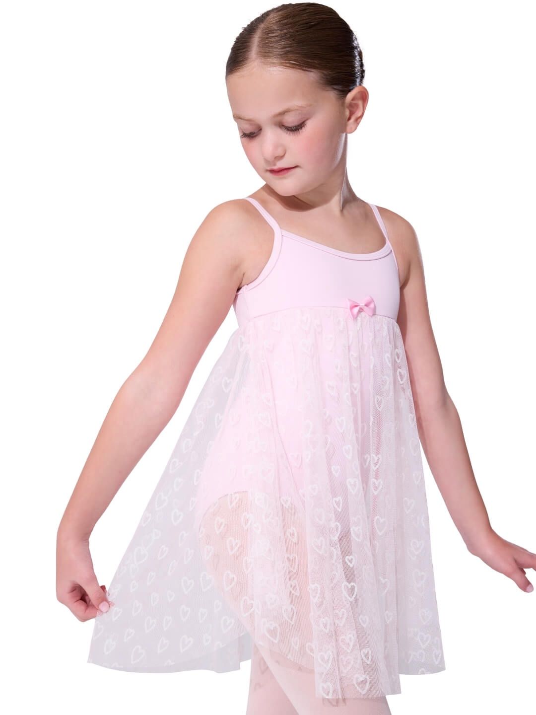 Baby Doll Ballet Dress Heart - Child, Color: Flushing Pink, Size: T