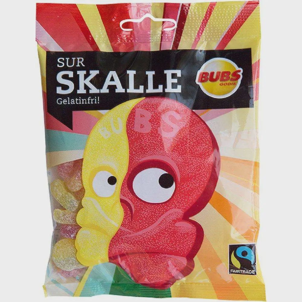 Bubs Sour Skalle (Made in Sweden)