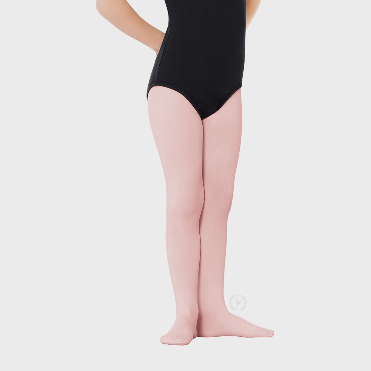 Euroskins For Kids - Footed Tights, Color: Petal Pink, Size: XS