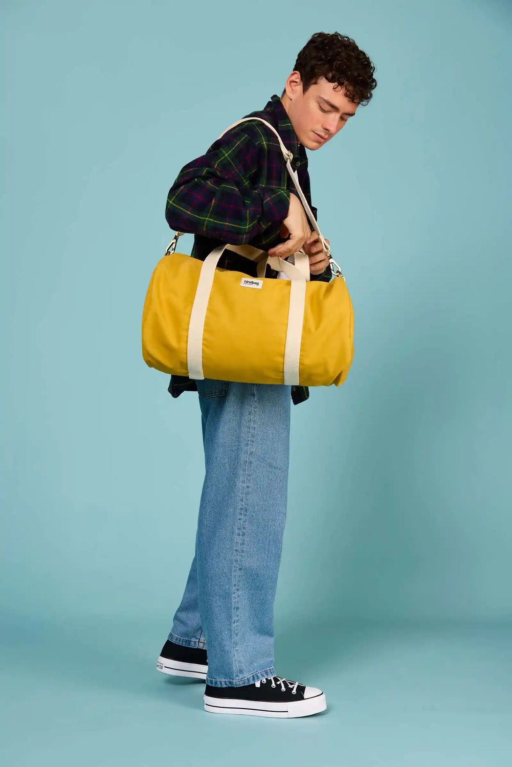 Simon Duffle Bag, Color: saffron