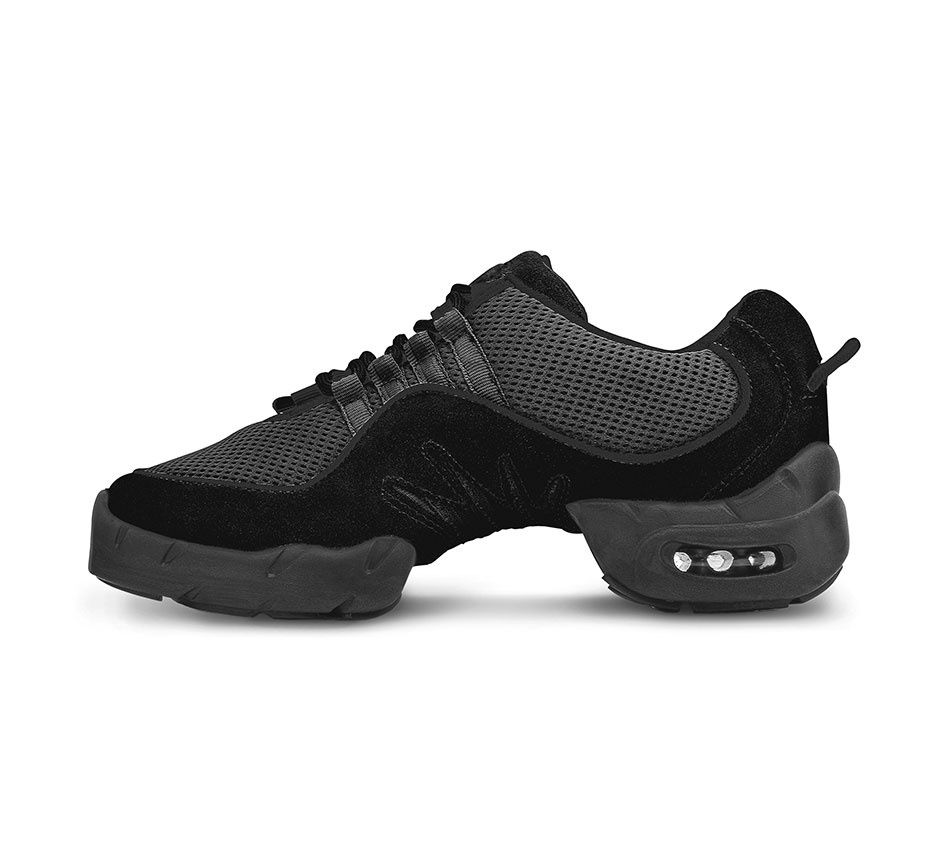 Boost Mesh Dance Sneaker, Color: Black, Size: 6.5