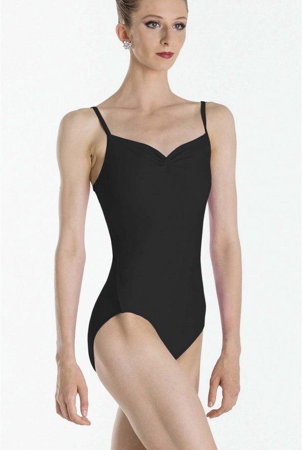 Abbie Camisole Leotard, Color: Black, Size: Child 12/14