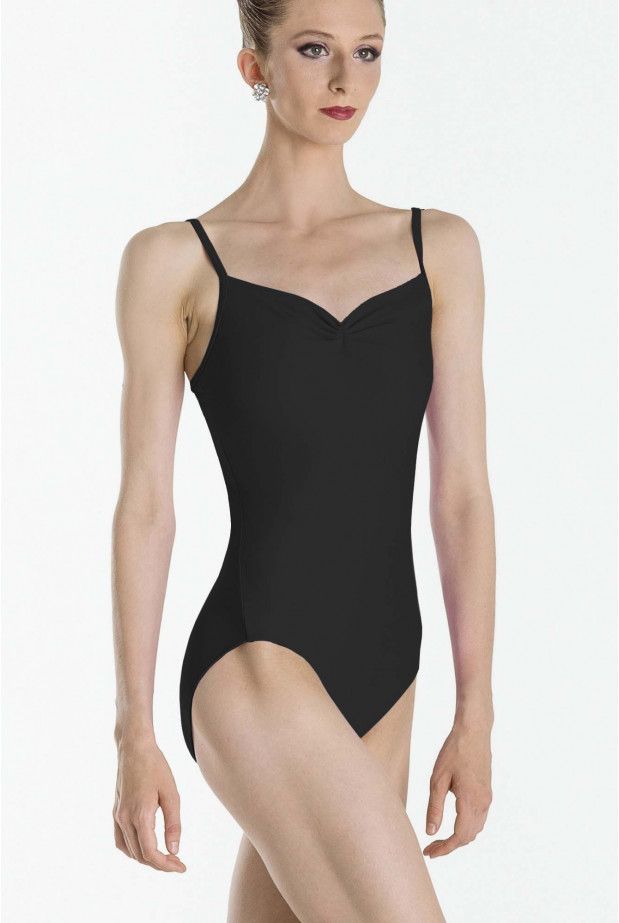 Abbie Camisole Leotard, Color: Black, Size: Child 12/14