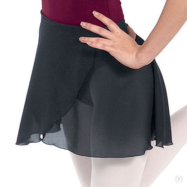 Adult-Teen Plus Wrap Skirt, Color: Black