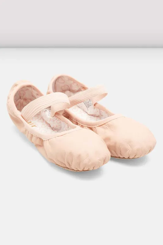 Belle Leather Ballet Shoe - (Adult Sz 2 - 8.5) -Theatrical Pink