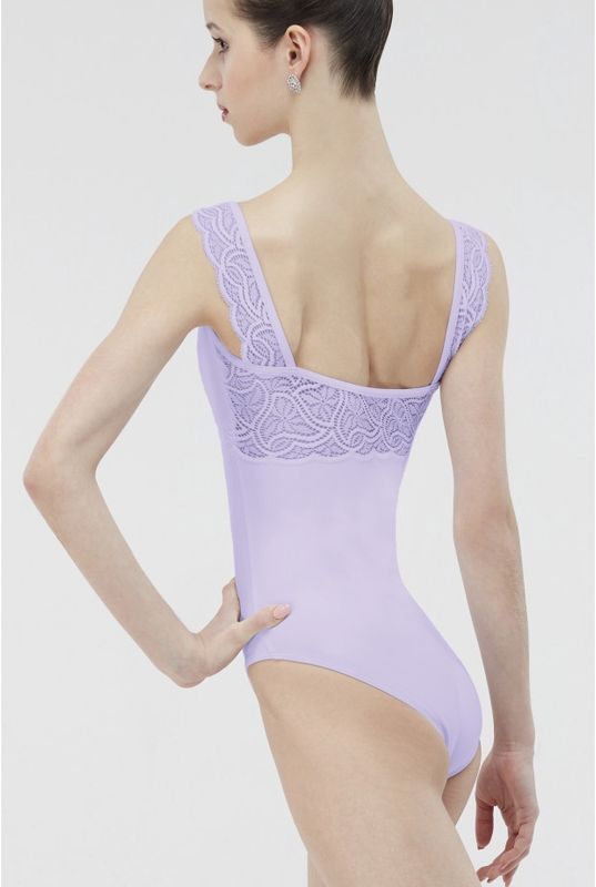 Erine Leotard with lace straps