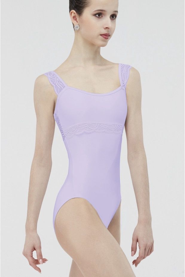 Erine Leotard with lace straps