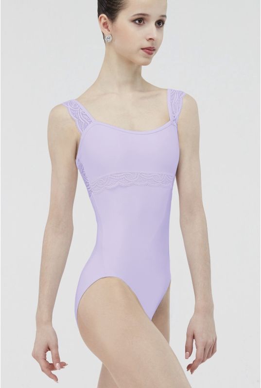 Erine Leotard with lace straps