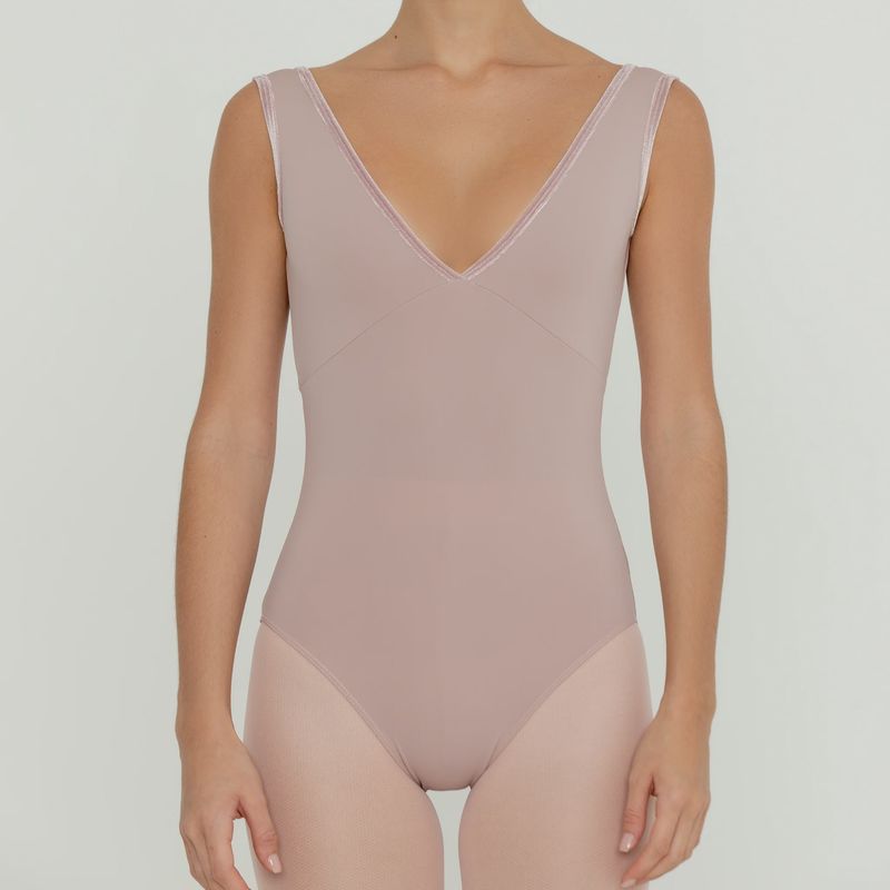 Velvet Trim: Leotard