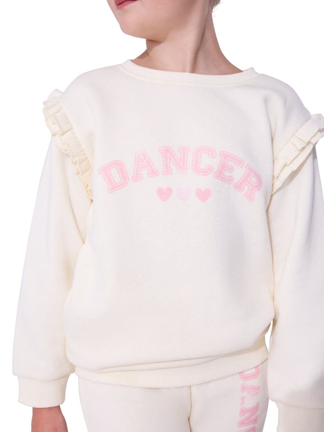 Little Dancer Sweatshirt - Child, Color: Egret, Size: T