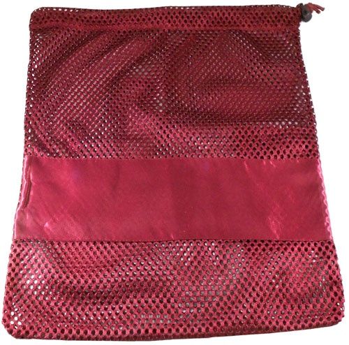 Super Pillowcase -Mesh Bag, Color: Burgundy