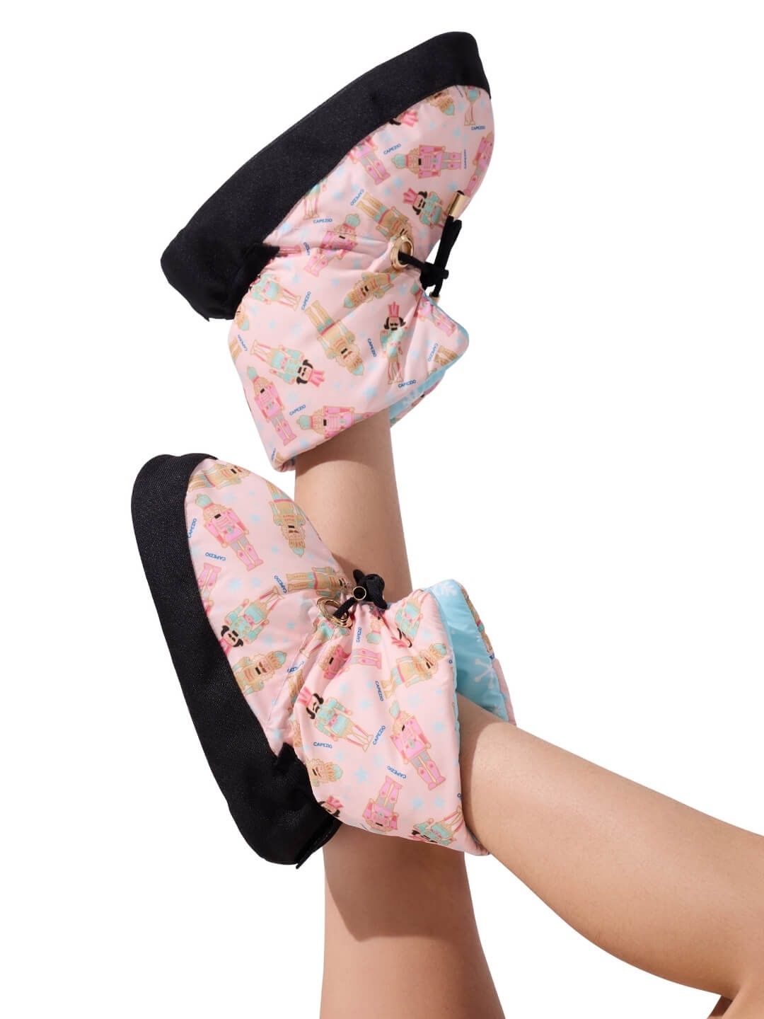 Mini Warm Up Booties - Nutcracker/Snow