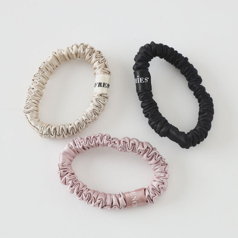 Frenchies Skinny Silk Scrunchies