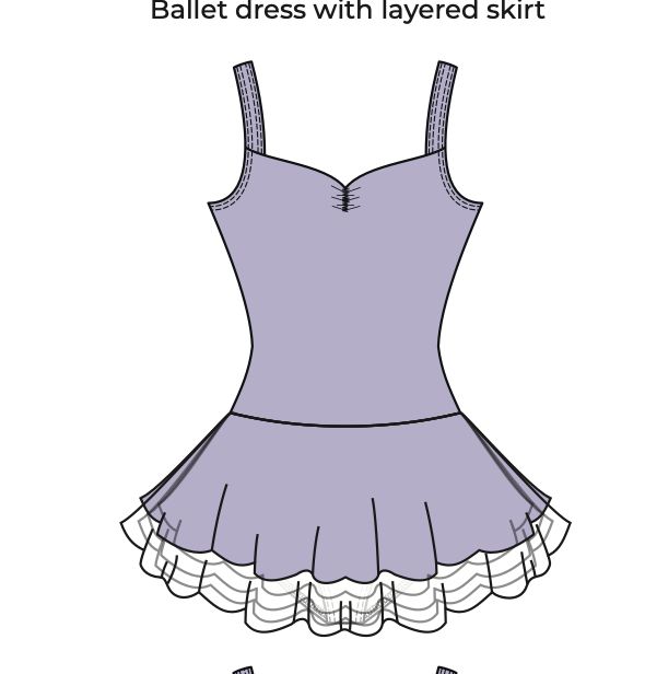 PLUME Child Dance Dress