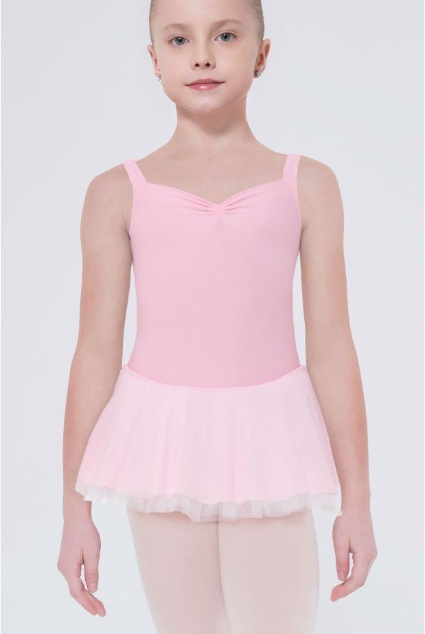 PLUME Child Dance Dress, Color: Pink, Size: 2/4