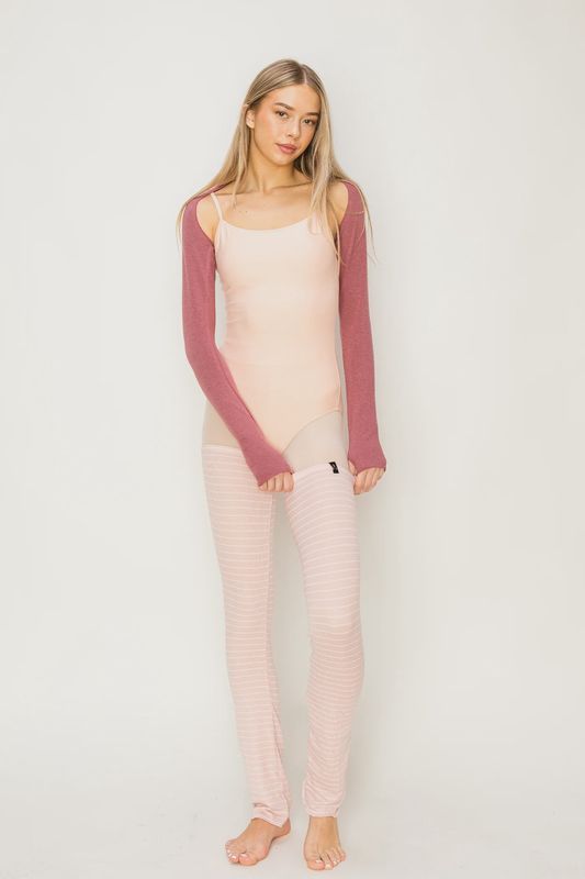 Bee- Comfy leg warmer/ Straight, not tapered at Ankle