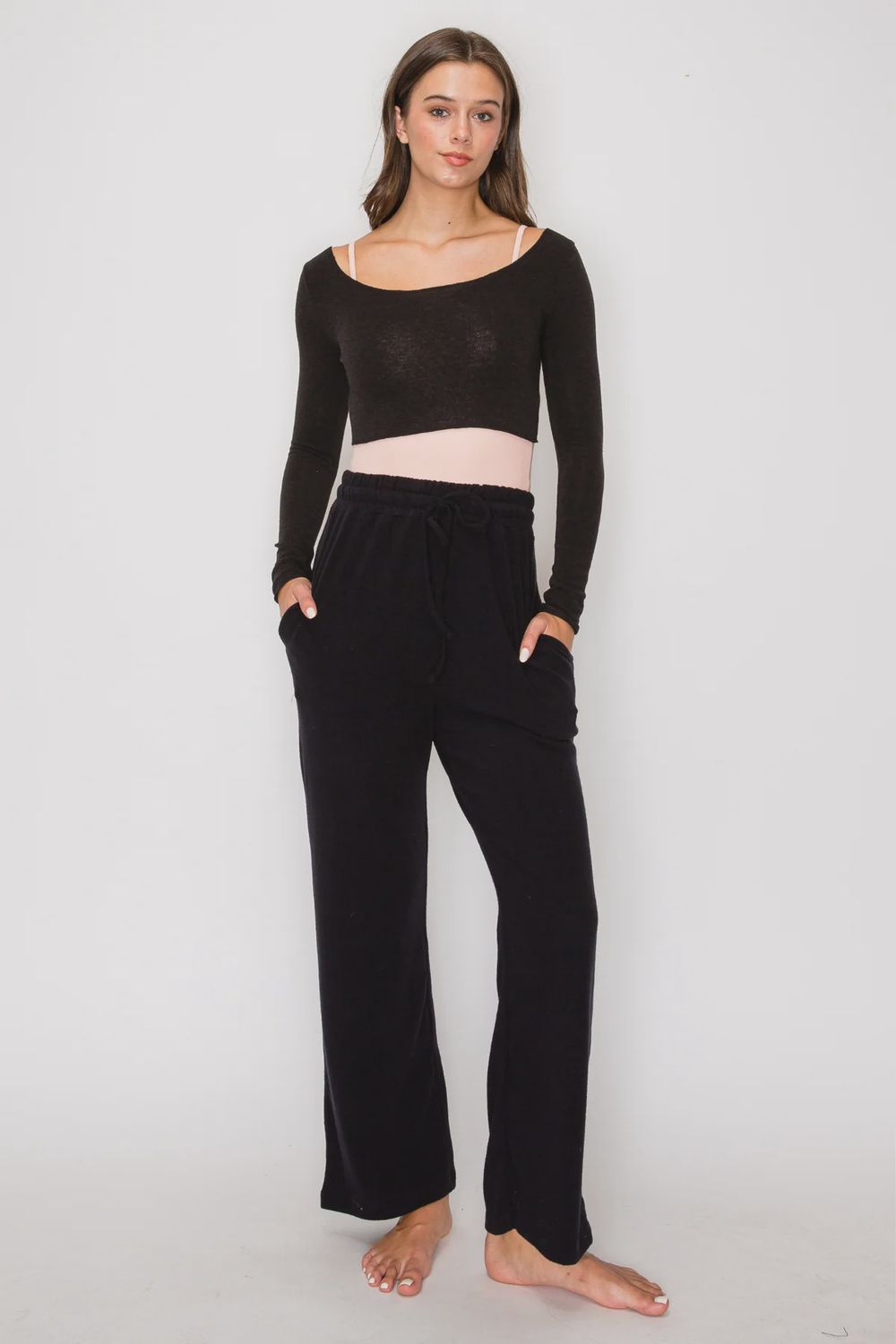 Eva Pants -Aluvie, Color: Angora Black