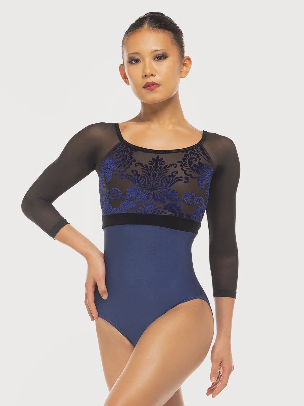 Ella Leotard Baroque Sapphire