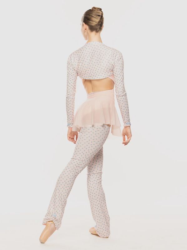 Thigh High Leg Warmers Knit Light Pink Pointelle