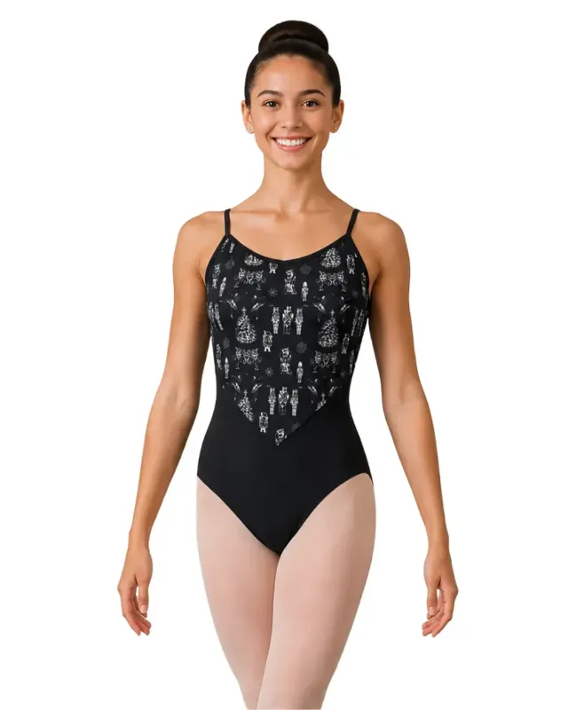 Nutcracker Leotard with Printed Bodice