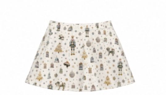Adult Nutcracker Dreams Print Skirt