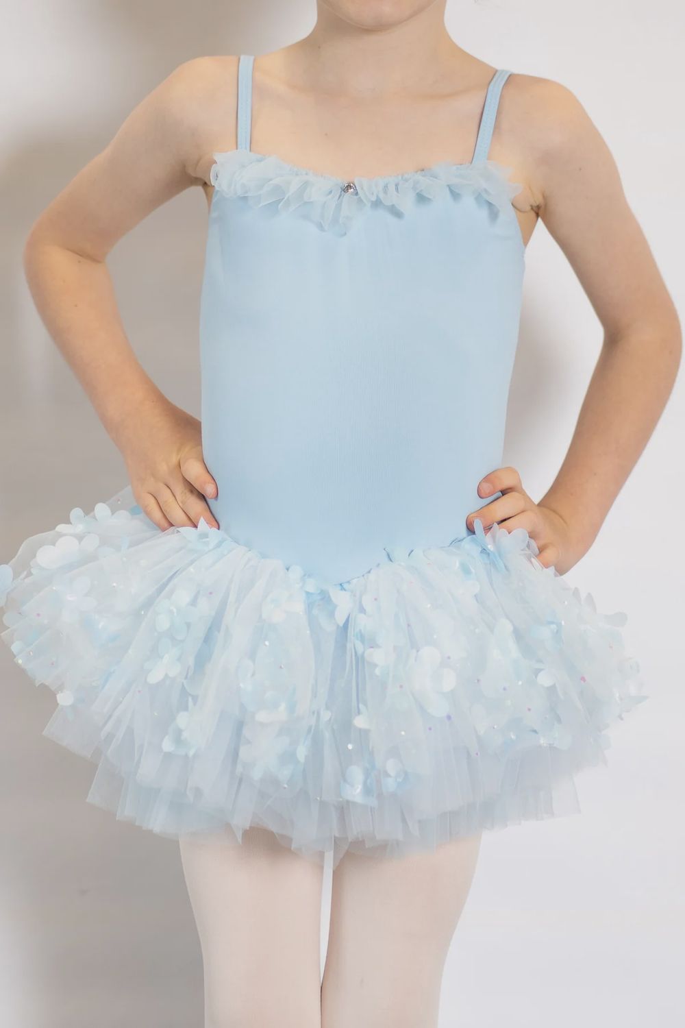 Sparkle Tutu Dress, Color: Blue, Size: XS