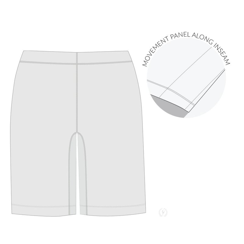Youth Unisex Long Length Dance Shorts-Black