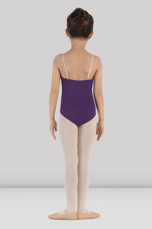 Girls Opera Camisole Leotard -Aubergine