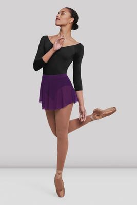 Jaye Mesh Skirt -AUBERGINE /Adult-Teen