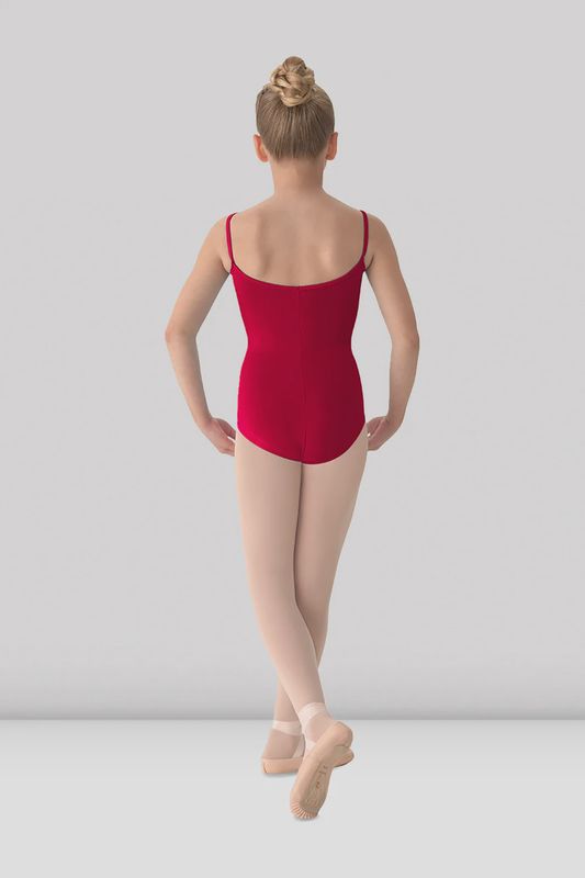 Mirella Princess Seamed Camisole Leotard-Garnet Red /Child