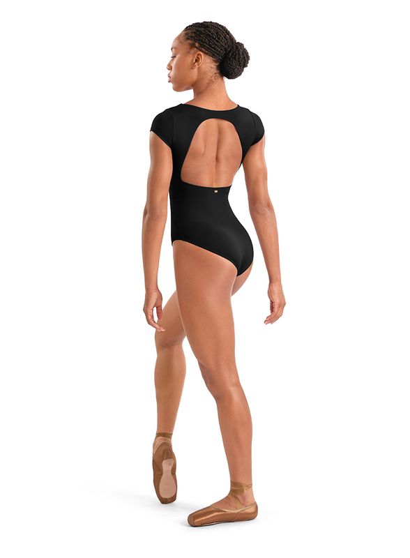 Ladies Mirella Adagio Cap Sleeve Leotard Floral cap sleeve leotard