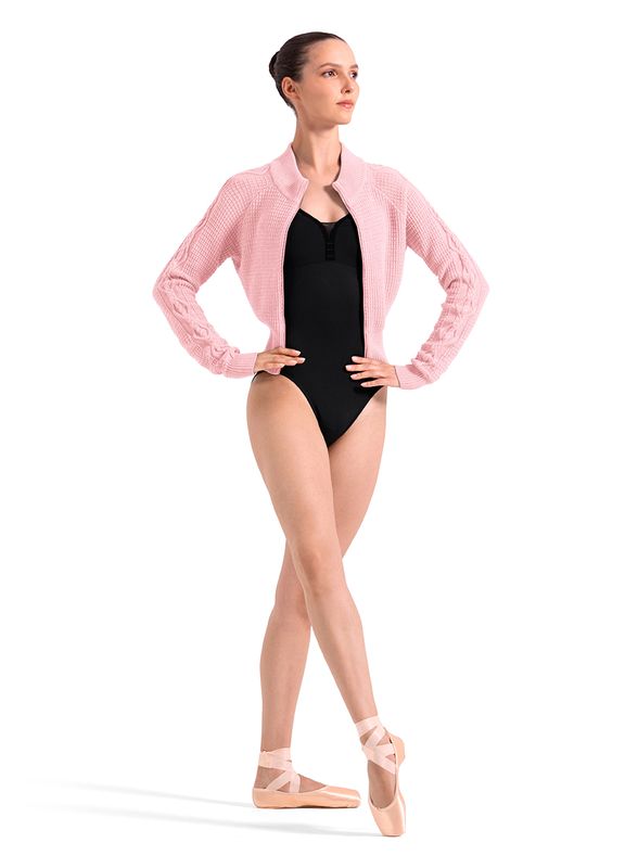 Zip Front Knit Jacket