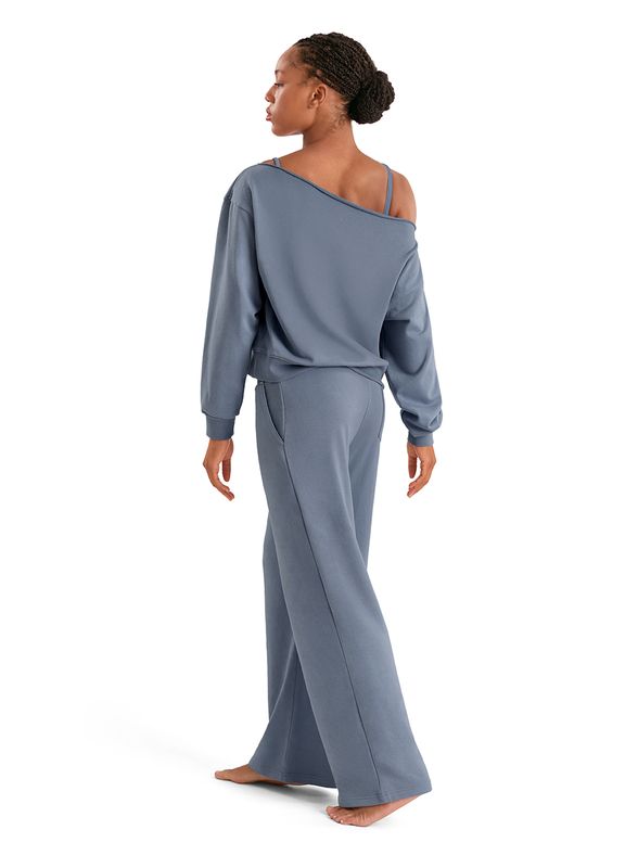 Ladies Mirella Adagio Long Sleeve Sweatshirt -Dusty Gray