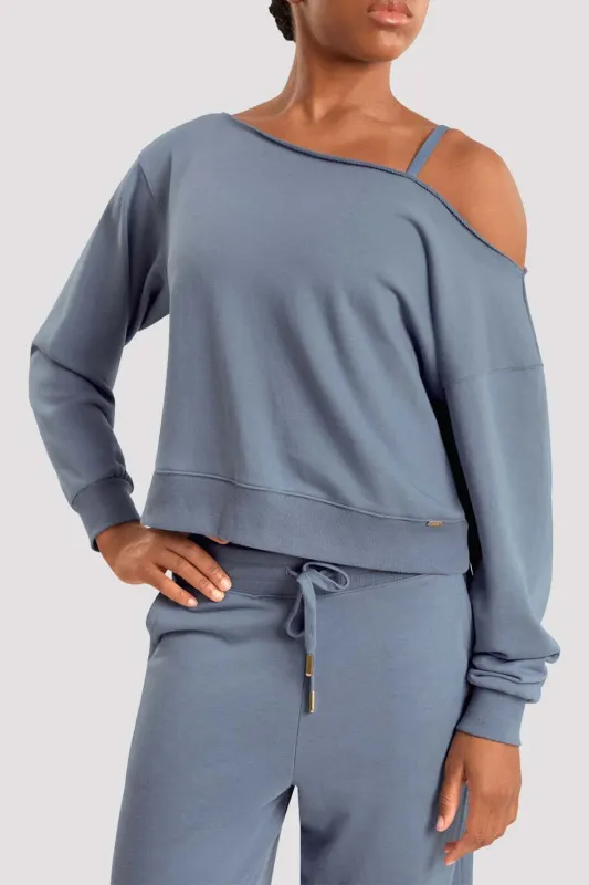 Ladies Mirella Adagio Long Sleeve Sweatshirt -Dusty Gray