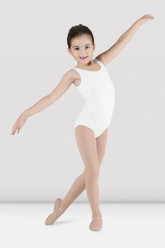 Dynamic Microlux Tank Leotard -White /Child